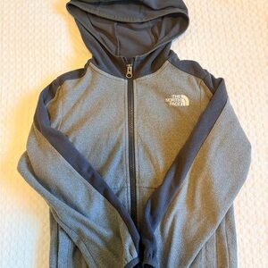 The North Face Gray Fleece Hoodie